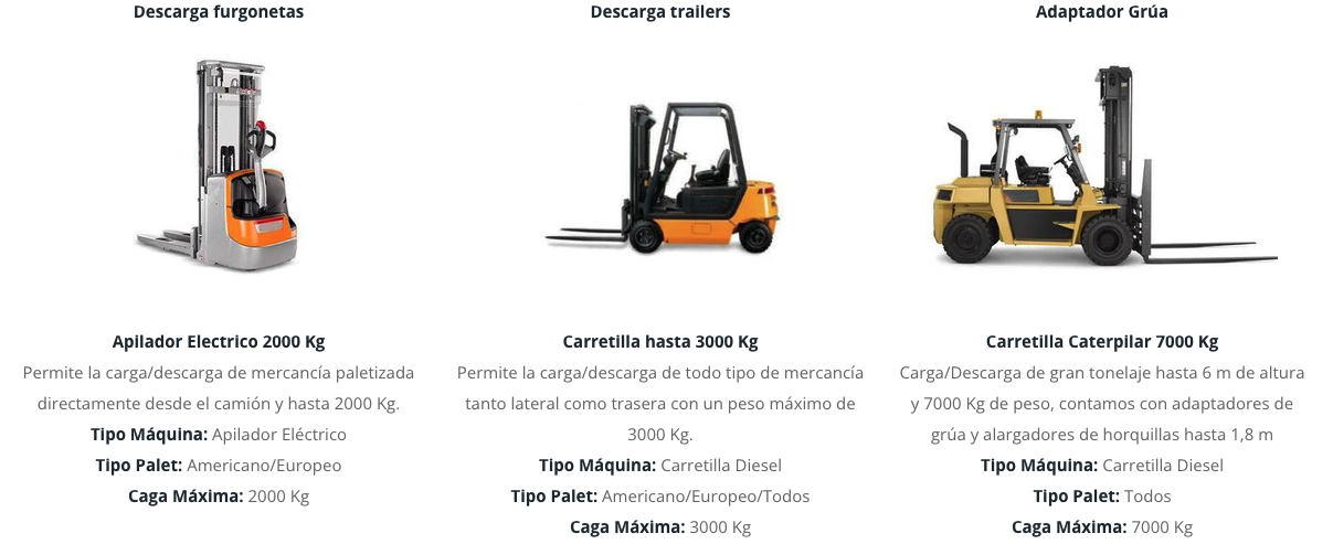 Nuestra maquinaria